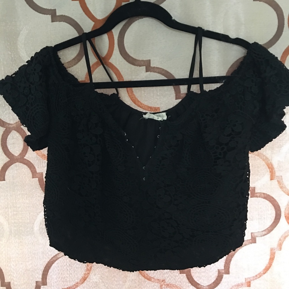Lace crop top
